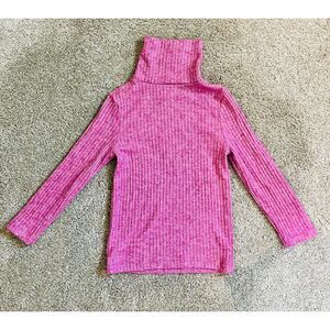 Old Navy Pink Cozy-Knit Turtleneck Top for Toddler Girls - 4T - NWOT